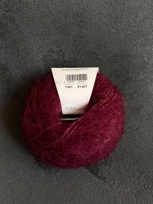 Lana Gatto Silk Mohair ( 7261 виноград) 75% кидмохер, 25% шелк 25 гр/212 м
